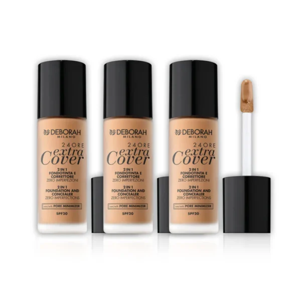 DEB107COS02241_0 Deborah 24ORE EXTRA COVER FOUNDATION | ديبورا 24 اور كريم اساس بتغطية عالية