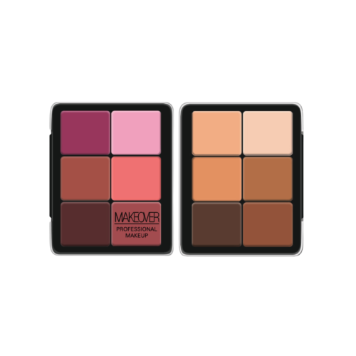 Multi-Purpose-Palette-Pro-Makeup MAKE OVER Face Essential Palette | ميك اوفر برو فيس إيسنشال كيت باليت المكياج المتكامل متعدد الوظائف