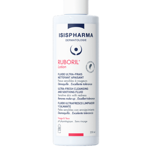 Isis Pharma Ruboril Lotion - 250ml | ازز فارما لوشن منظف ومزيل مكياج للبشرة الحساسة والمعرضة للاحمرار - 250 مل