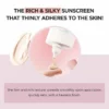 SKIN1004 MADAGASCAR CENTELLA Poremizing Velvet Finish Sunscreen spf50 - 50ml | سنتيلا واقي شمس مخملي ب لون - 50 مل