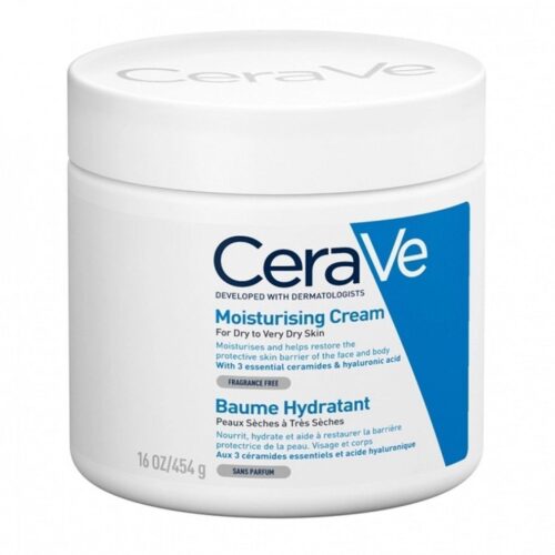 Cerave Moisturizing Cream for dry to very dry skin - 454g | سيرافي كريم مرطب للبشرة الجافة والجافة جدا - 454 غ
