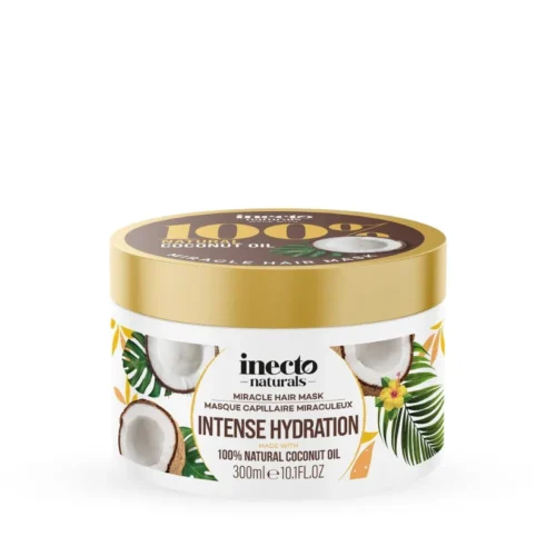 anykto-mask-alshaar-bjoz-alhnd-300ml-inecto-naturals-miracle-hair-mask-intense-hydration-876666 INECTO Naturals Miracle Hair Mask Intense Hydration - 300ml | انيكتو ماسك الشعر بجوز الهند - 300مل
