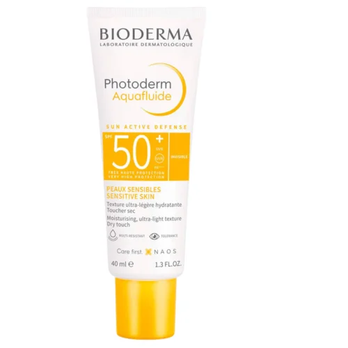 bioderma-photoderm-aquafluide-spf50-invisible-sensitive-skin-40ml Bioderma Photoderm Aquafluide SPF50+ Invisible Sensitive Skin - 40ml | بايوديرما فوتوديرم أكوا فلويد واقي شمس سائل بأساس مائي للبشرة الحساسة – 40 مل