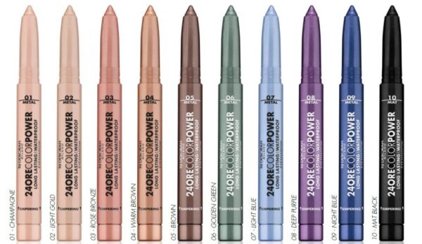immagini-ombretti-1024x594 Deborah 24ORE COLOR POWER EYESHADOW Color - Mat | ظلال عيون قلم ديبورا ميلانو 24 أور كولور باور - الدرجات المطفية