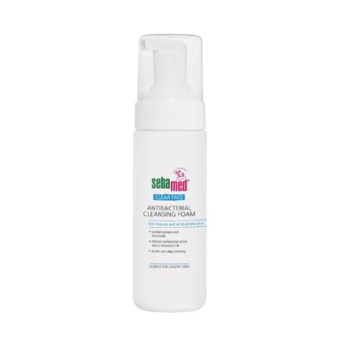 Sebamed Clear Face Antibacterial Cleansing Foam - 150ml | سيباميد غسول رغوي لتنظيف الوجه لمكافحة البكتريا - 150 مل