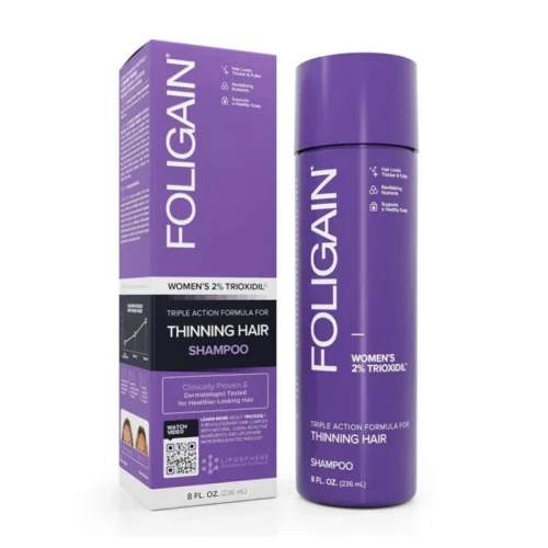 Foligain Shampoo for Thinning Hair for Women - 236ml | فوليغين شامبو للنساء 2% تريوكسيديل - 236 مل