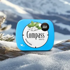 Compass – Spearmint Mints | كومباس اقراص معطرة للفم بنكهة النعناع الاخضر