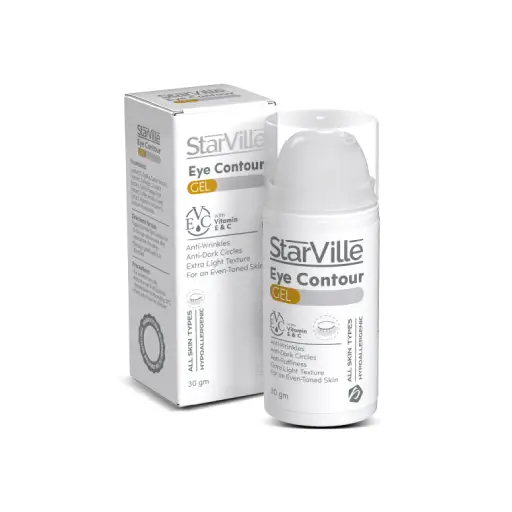 starville Eye Contour Gel - 30g | ستارفل جل مضاد للهالات السوداء وانتفاخات العين - 30غ