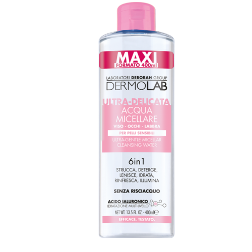 1000x1000_tdv000222 DERMOLAB Ultra Delicate Acqua Micellar - 400ml | ديرمولاب مزيل مكياج ميسيلار للبشرة الحساسة - 400 مل