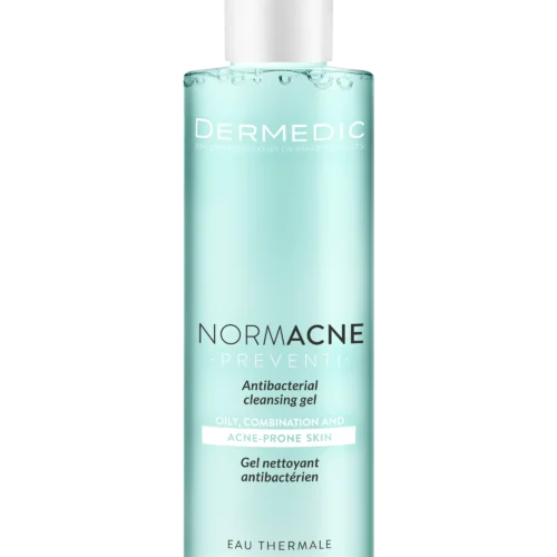 DERMEDIC Normacne Antibacterial cleansing gel - 200ml | ديرمديك غسول جل مضاد للبكتيريا للبشرة المعرضة لحب الشباب - 200 مل