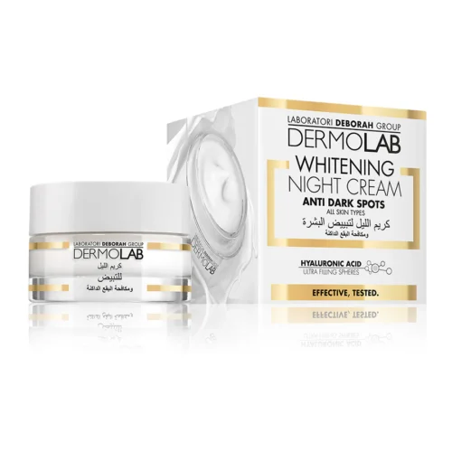 DERMOLAB Whitening & Anti Dark Spot Night Cream - 50ml | ديرمولاب كريم ليلي لتفتيح البشرة - 50 مل