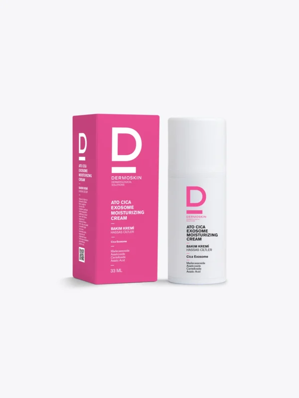Dermoskin Ato Cica Exosome Moisturizing Cream for Sensitive Skin - 33 ML | ديرموسكين أتو سيكا كريم ترطيب وترميم إكسوزوم للبشرة الحساسة - 33 مل
