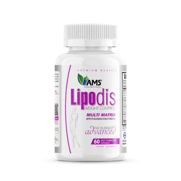 LIPODISrender_900x AMS® Lipodis Weight Management & Metabolism Support - 60 cap | إيه إم إس ليبوديس مكمل غذائي لدعم إدارة الوزن وحرق الدهون - 60 كبسولة