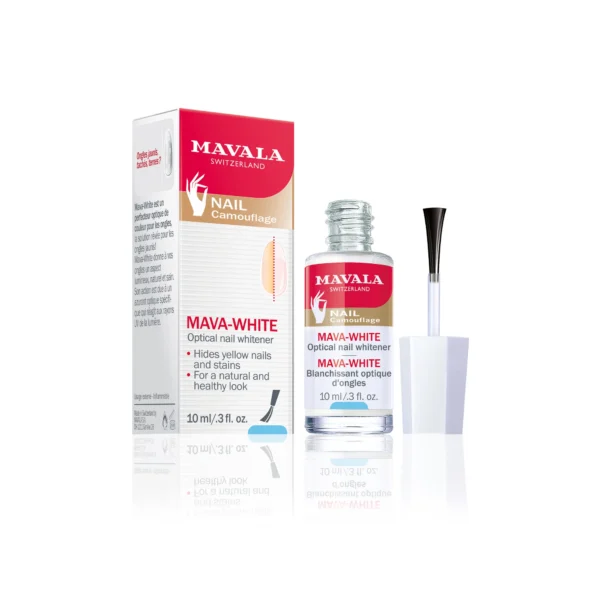 MavaWhite MAVALA MAVA-WHITE - 10ml | مصحح ومفتح لون الأظافر مافالا مافا-وايت - 10 مل