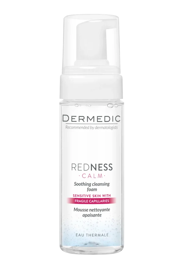 DERMEDIC Redness calm rosacea prone skin Cleansing - 170ml | ديرمديك غسول رغوي مهدئ للاحمرار و الوردية - 170 مل