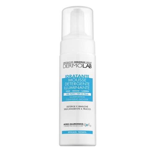 Dermolab Cleansing Mousse for Face, Eyes and Lips with Moisturising Hyaluronic Acid - 150ml | ديرمولاب رغوة منظفة ومرطبة لبشرة الوجه والعينين والشفتين - 150 مل