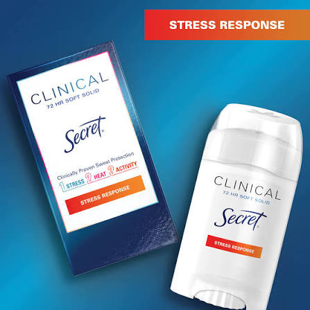 Secret Clinical Strength Stress Response antiperspirant & Deodorant | سيكرت كلينيكال مضاد تعرق ومزيل رائحة - استجابة الإجهاد