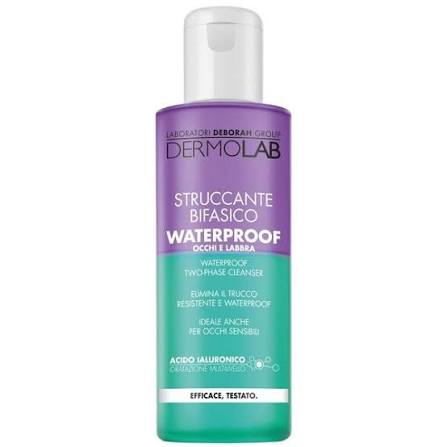 DEBORAH Dermolab Waterproof Two-Phase Cleanser - 150ml | ديرمولاب مزيل مكياج ثنائي الطور ومقاوم للماء للوجه والعينين والشفتين - 150 مل