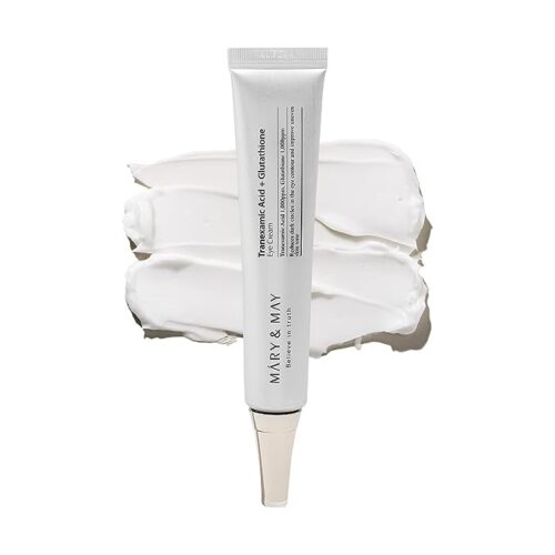 Mary&May Tranexamic Acid+Glutathione Eye Cream [Miniature] | كريم ماري آند مي لتفتيح محيط العين بحمض الترانيكساميك والجلوتاثيون - العبوة المصغرة