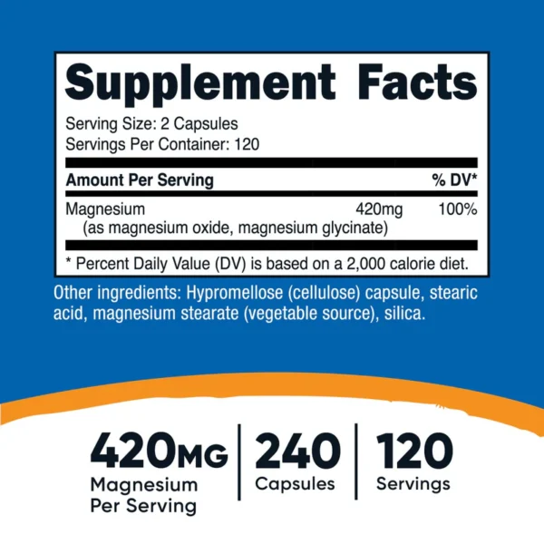 nutricost-magnesium-extra-strength-capsules-601624_800x Nutricost Magnesium+ (Extra Strength) - 60 Capsules | نيوتريكوست مغنيسيوم بلس ذو القوة الإضافية - 60 كبسولة