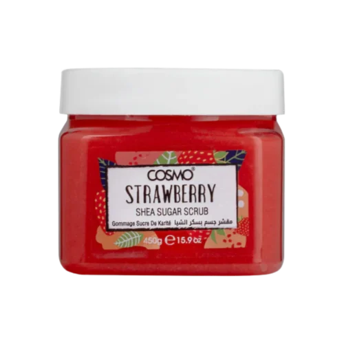 COSMO Strawberry Shea Sugar Scrub - 450g | كوزمو مقشر للجسم بالفراولة و الشيا - 450 غ