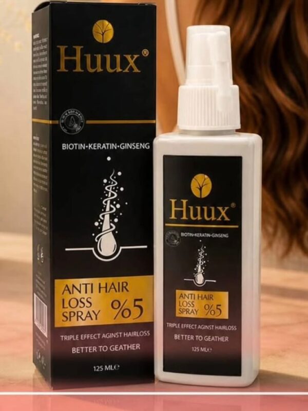 Huux 5% minoxidil spray - 125ml | هوكس بخاخ المينوكسيديل 5% - 125 مل