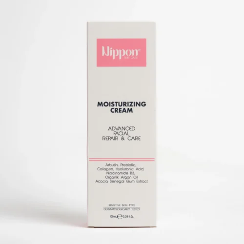 A875A5D2-EBD6-49AA-A63D-6960E4B8B096 Nippon Moisturizing Cream Advanced Facial & Care Collagen Hyaluronic Acid - 100ml | نيبون كريم مرطب بالهيالورونيك اسيد و الكولاجين - 100 مل