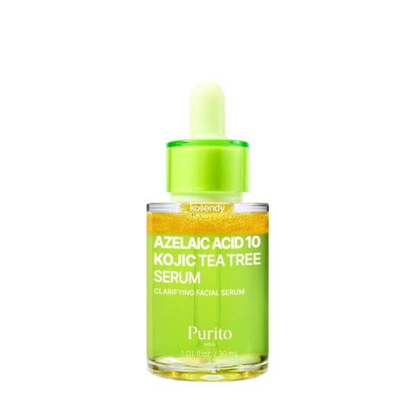 PURITO SEOUL Azelaic Acid 10 Kojic Tea Tree Serum - 30ml | بوريتو سيول سيروم حمض الازليك 10 والكوجيك وشجرة الشاي - 30 مل