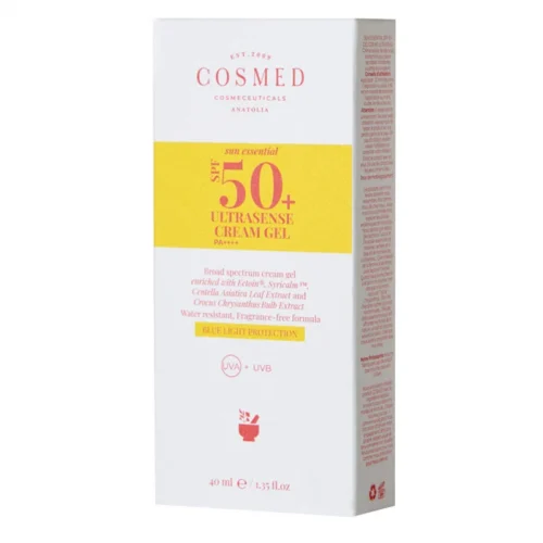 Cosmed Sun Essential Ultrasense Cream Gel Spf50 - 40ml | كوزميد واقي شمس كريم جل للبشرة الحساسة – 40 مل