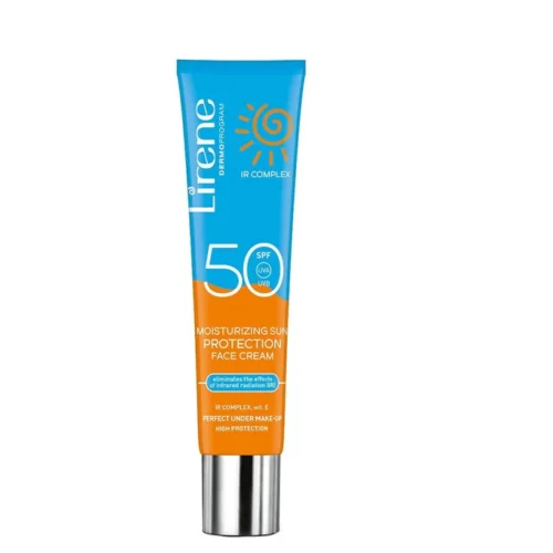 IMG_3886 Lirene Moisturising Sun Protection Face Cream Spf 50 - 40ml | لايرين واقي شمسي حماية 50 - 40 مل
