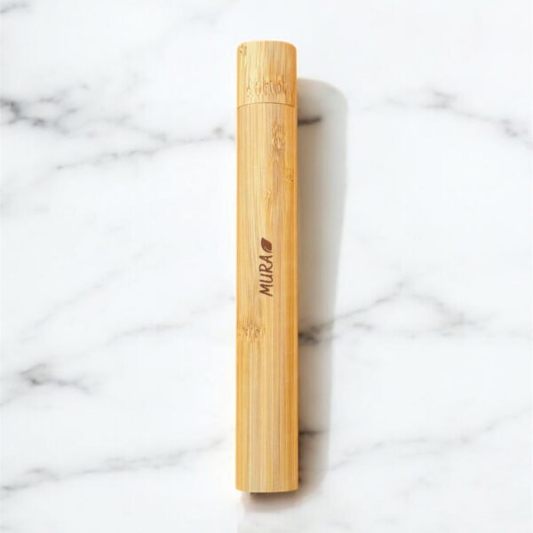 Mura Bamboo wooden toothbrush holder | مورا حافظة فرشاة الاسنان الخشبية