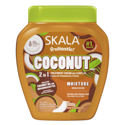 Skala-Fruitastic-Coconut-2-in-1-Treatment-Cream-and-leave-in-1-768x768 Skala Fruitastic Coconut 2 in 1 Treatment Cream and leave-in - 1000g | ماسك وكريم علاج الشعر بجوز الهند 2في 1 من سكالا - 1000غ