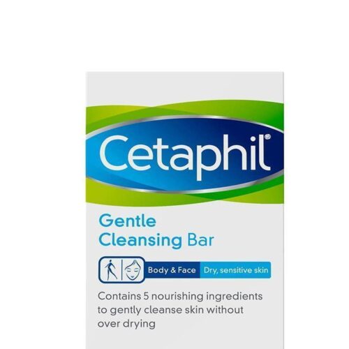 Cetaphil Gentle Cleansing Bar Body& Face Dry Senstive skin - 127g | سيتافيل صابونة للوجه والجسم - 127 غ