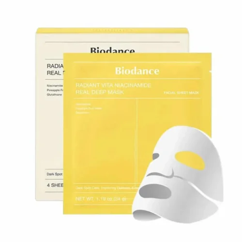 biodanceradiantmask Radiant Vita Niacinamide Real Deep Mask | قناع بايودانس راديانت فيتا نياسيناميد ريال ديب