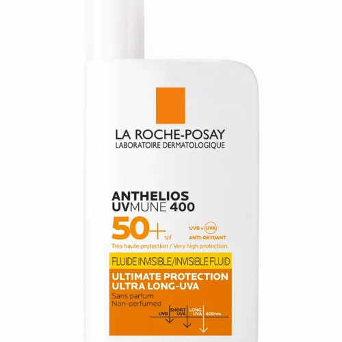La Roche-Posay Anthelios UVMUNE 400 Invisible Fluid SPF 50+ - 50ml | لاروش بوزيه واقي شمس فلود بدون لون - 50 مل