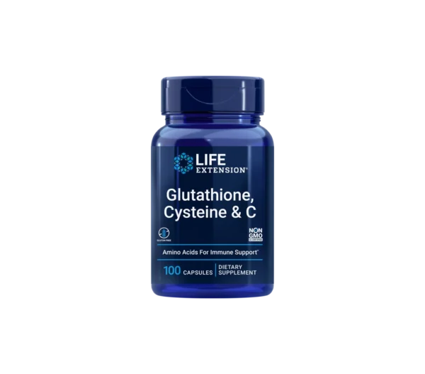 01541_glutathione_cysteine_and_c_1 Life Extension Glutathione Cysteine &C-100 Capsules | لايف اكستنشن كبسولات الكلوتاثيون والسستين وفيتامين سي - 100 كبسولة