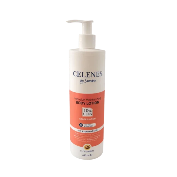 Celenes by Sweden Intensive Moisturizing Body Lotion 10% Urea - 400ml | سيلينس لوشن جسم مرطب مكثف 10% يوريا - 400 مل