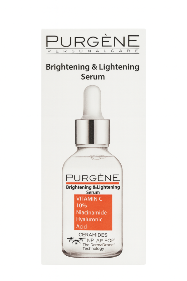 PURGÈNE Brightening & Lightening Serum – 30ml | بيورجين سيروم الفايتمن سي للنضارة – 30 مل