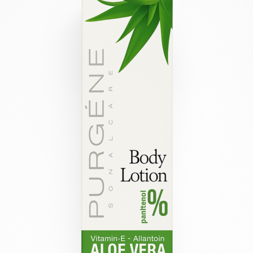PURGÈNE Body Lotion Aloe Vera %9 Panthenol - 100ml | بيورجن لوشن ترطيب جسم بالالوفيرا – 100 مل