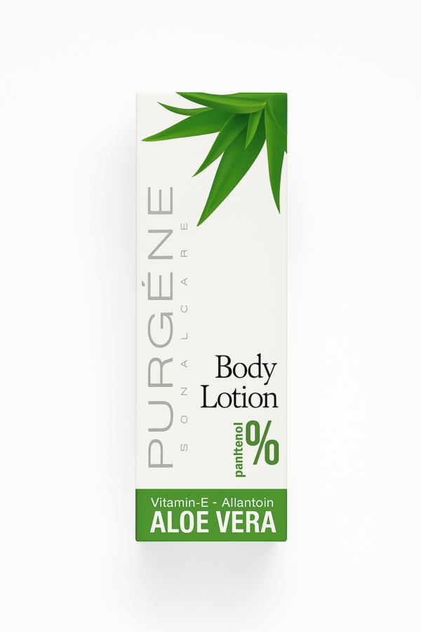 PURGÈNE Body Lotion Aloe Vera %9 Panthenol - 100ml | بيورجن لوشن ترطيب جسم بالالوفيرا – 100 مل