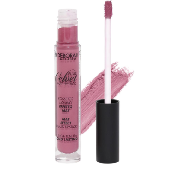 Deborah Fluid Velvet Mat Lipstick | ديبورا احمر شفاه سائل فلفت مطفي