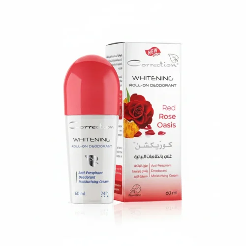 Correction Whitening Roll-on Deodorant - Red Rose Oasis - 60ml | كوركشن رول مانع تعرق - ريد روز - 60 مل