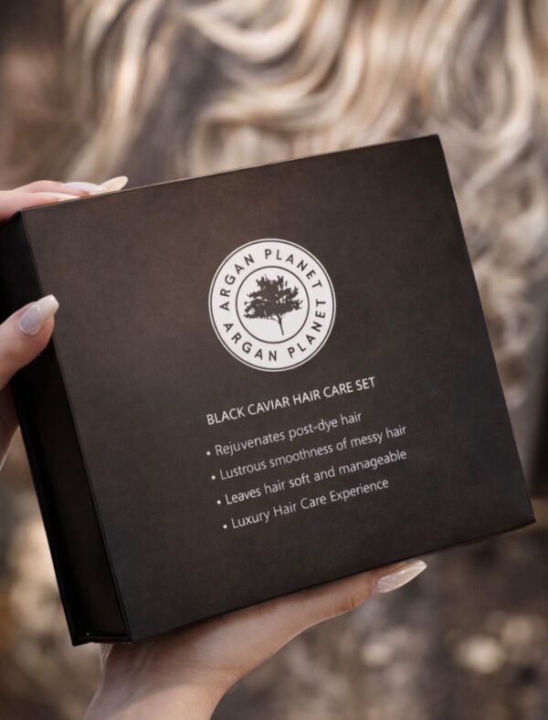 ARGAN PLANET BLACK CAVIAR HAIR CARE SET | ارغان بلانت معالج الكافيار