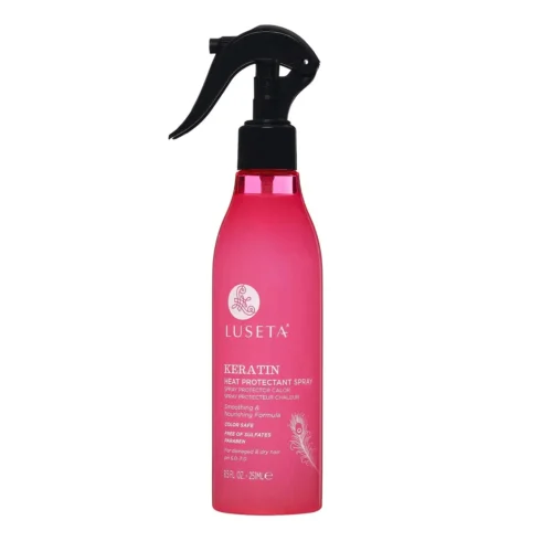 810041442192 LUSETA Keartin Heat Protectant Hair Spray - 251ml | لوسيتا بخاخ الحماية من الحرارة للشعر بالكيراتين - 251 مل