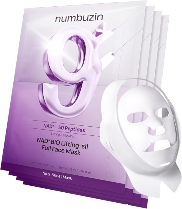 Numbuzin No.9 NAD Bio Lifting Full Cover Facial Mask | نمبوزين ماسك ورقي لشد الوجه ب NAD