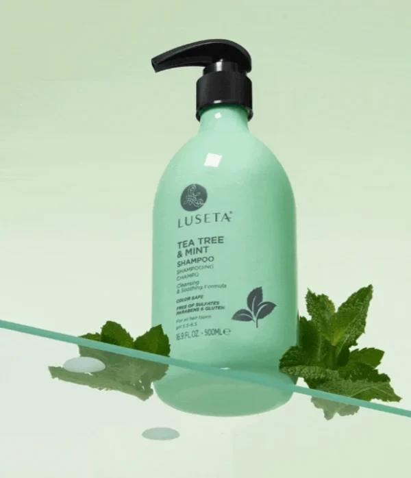 Luseta Tea Tree & Mint Shampoo - 500ml | لوسيتا شامبو بالنعناع و شجرة الشاي - 500 مل
