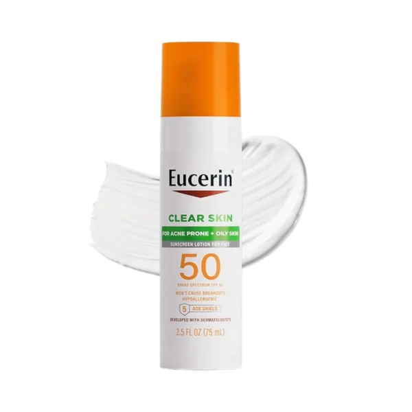 Eucerin Sun Oil Control SPF 50 Face Sunscreen Lotion - 75ml | يوسيرين واقي شمسي للتحكم بالزيوت - 75 مل