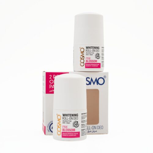 COSMO WHITENING ROLL-ON-DEO PINK BLOSSOM 2 PC OFFER PACK | كوزمو رول مزيل تعرق 1+1