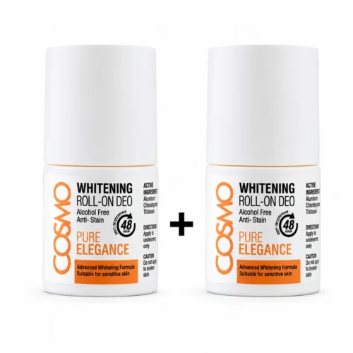 COSMO 2 Pc Offer Pack Whitening Roll- One Deo 48H | كوزمو عرض مزيل عرق رول لتفتيح الإبط لمدة 48 ساعة 1+1