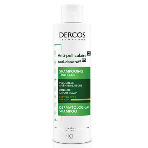 VICHY DERCOS TECHNIQUE ANTI-DANDRUFF DS For DRY HAIR - 200ml | فيجي شامبو مضاد للقشرة للشعر الجاف - 200 مل